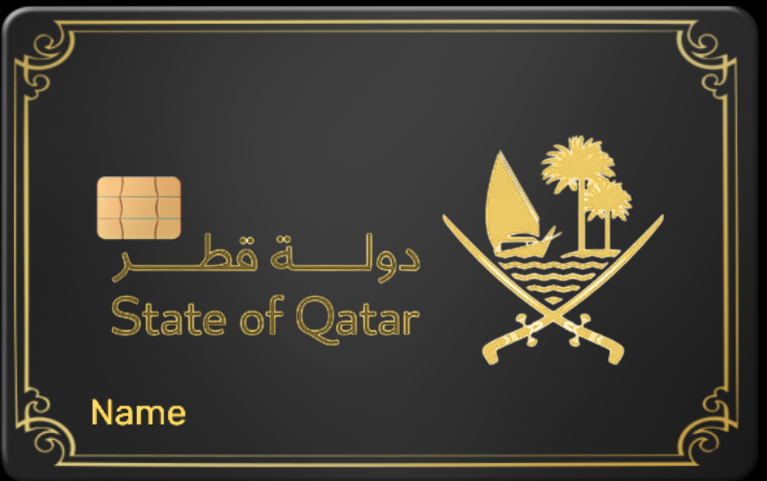 Qatar Metallic Card