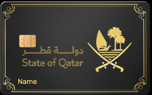 Qatar Metallic Card